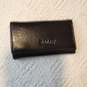 Vintage Bally Brown Leather Wallet/Key Holder